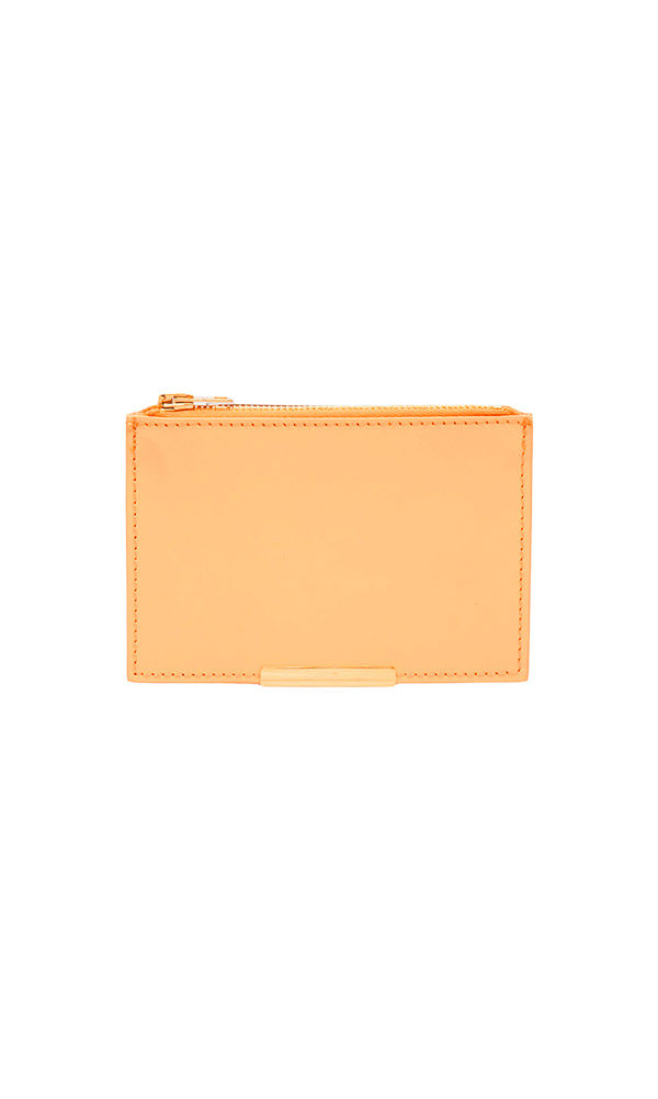 orange wallet